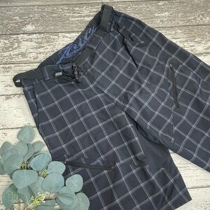 ZOIC Plaid Mountain Bike Cycling Belted Shorts